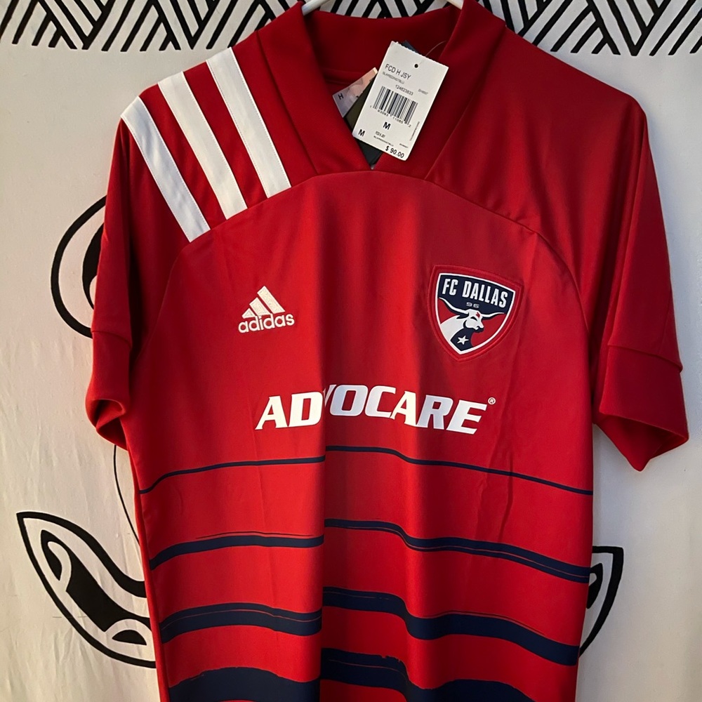 Men’s FC Dallas Adidas Red 2020 Legacy EQT Jersey